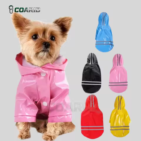 ABRIGO IMPERMEABLE REFLECTANTE PARA PERROS