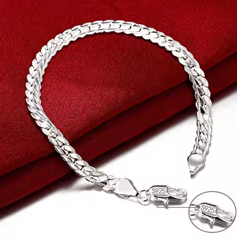 PULSERA PLATA 925 LEY MUJER ELEGANTE