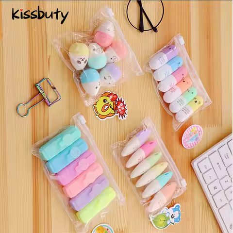 ROTULADORES FLUORESCENTES JUEGO 12 COLORES BRILLANTES