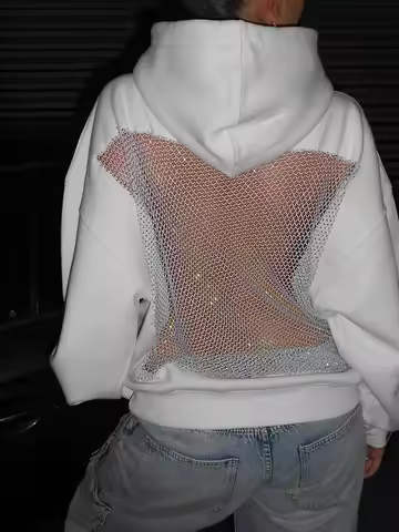 SUDADERA CAPUCHA GÓTICA AMERICANA