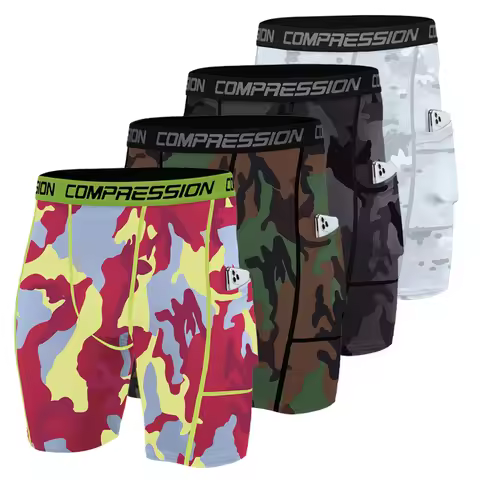 PANTALONES CORTOS DEPORTIVOS COMPRESIÓN
