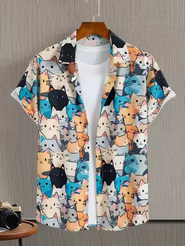 CAMISA MANGA CORTA ESTAMPADO