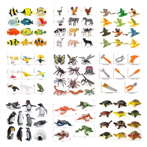 Juego Juguetes Animales Insectos