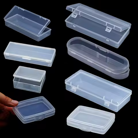 CAJA ORGANIZADORA PLÁSTICO TRANSPARENTE OFICINA