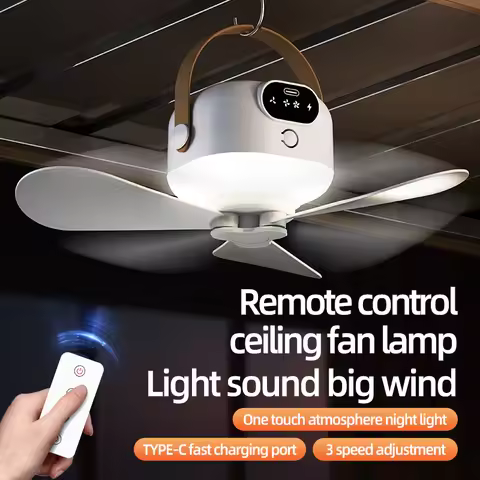 VENTILADOR TECHO PORTÁTIL TIENDA
