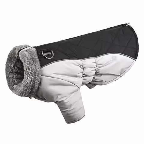 ABRIGO INVIERNO PERROS IMPERMEABLE Y CÁLIDO