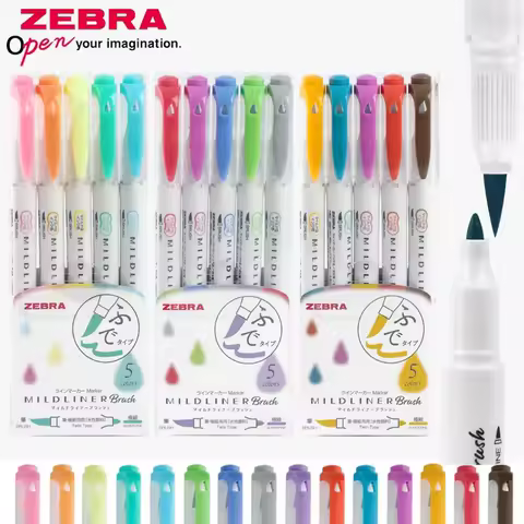 ROTULADORES MILDLINER ZEBRA PASTEL RESALTADOR