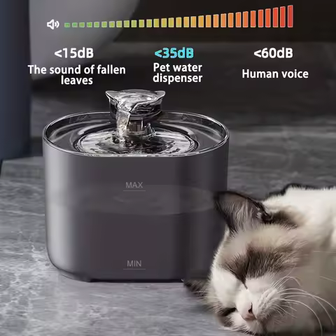 FUENTE DE AGUA AUTOMÁTICA PARA GATOS