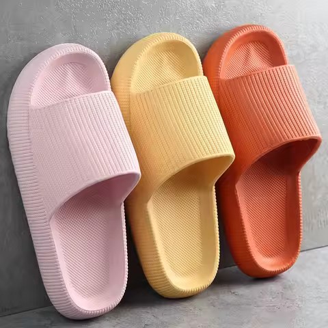 Zapatillas Baño Plataforma Gruesa