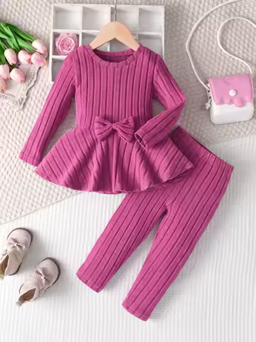 Conjunto Informal Acanalado Piezas