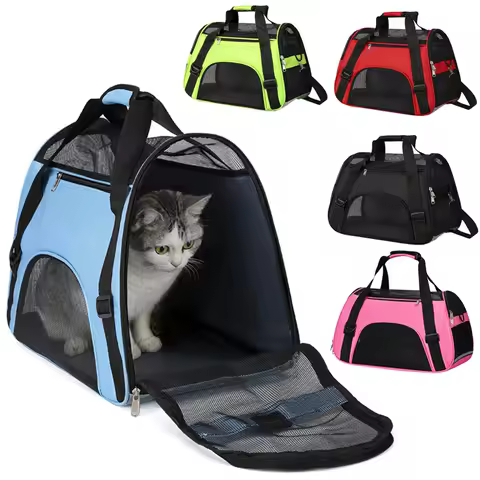 BOLSA TRANSPORTE PERROS PORTÁTIL Y SEGURA