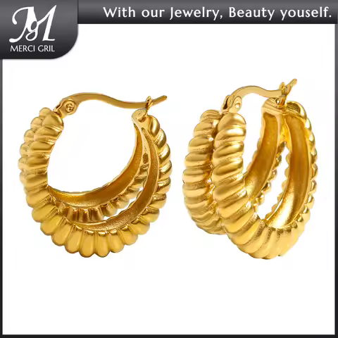 ARETES ARO MUJER DORADOS ELEGANTES