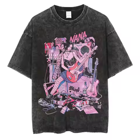 CAMISETA LAVADA VINTAGE ESTAMPADO