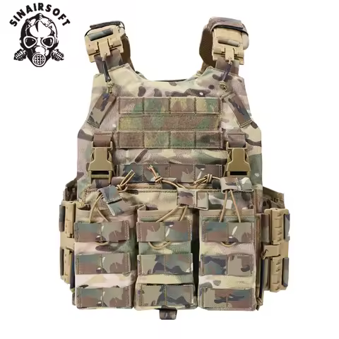 CHALECO TÁCTICO SINAIRSOFT PORTAPLACAS