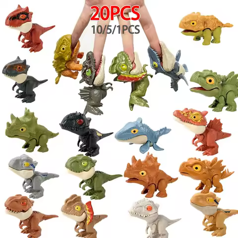 20 Uds Dinosaurio Dedo