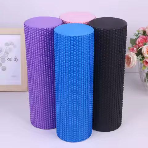 RODILLO MASAJE YOGA PIEL SUAVE 10CM