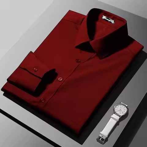 CAMISA ROJA MANGA LARGA