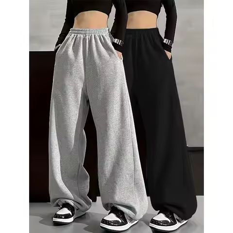 PANTALONES CÓMODOS PIERNA ANCHA