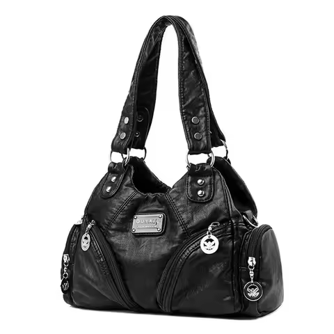 BOLSO DE CUERO GENUINO PARA HOMBRO