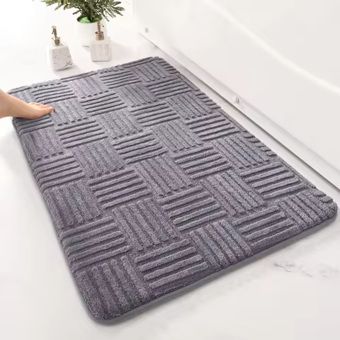 ALFOMBRILLA GRUESA ABSORBENTE RAYAS