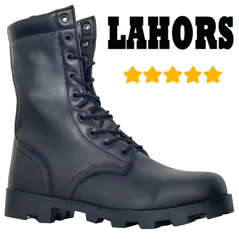 Lahors Botas Tácticas Cuero