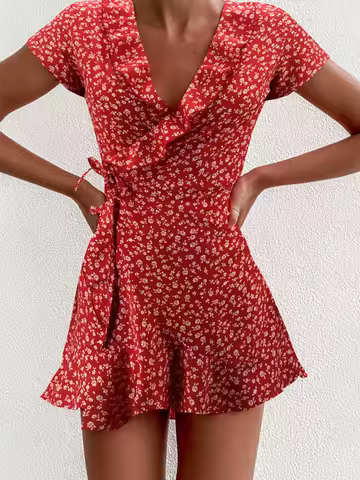 VESTIDO ACAMPANADO FLOAL VERANO