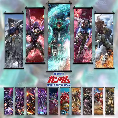 Póster Gundam Coleccionista Decoración Pared Modelismo Oficial