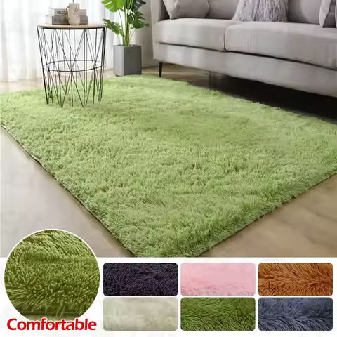 ALFOMBRA SUAVE FELPA DECORACIÓN HOGAR