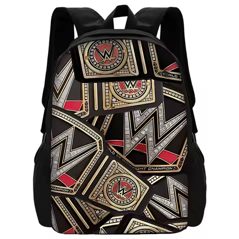 Mochila Escolar Logotipo Wwe
