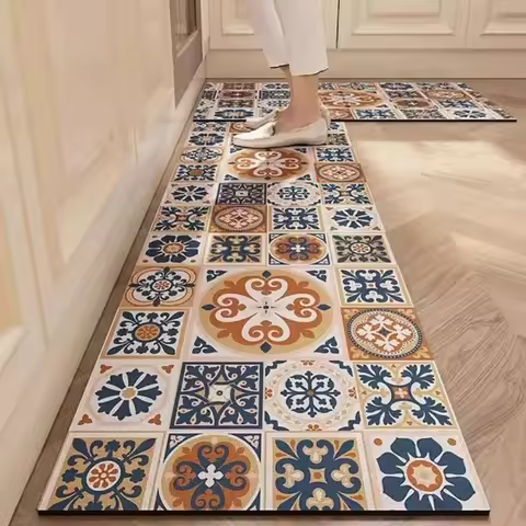 ALFOMBRA TERCIOPELO SUAVE LUJO DECORACIÓN HOGAR