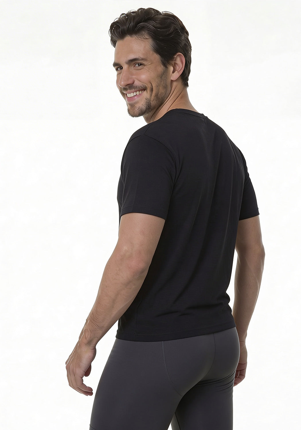 Camiseta Manga Corta Escote V Algodon