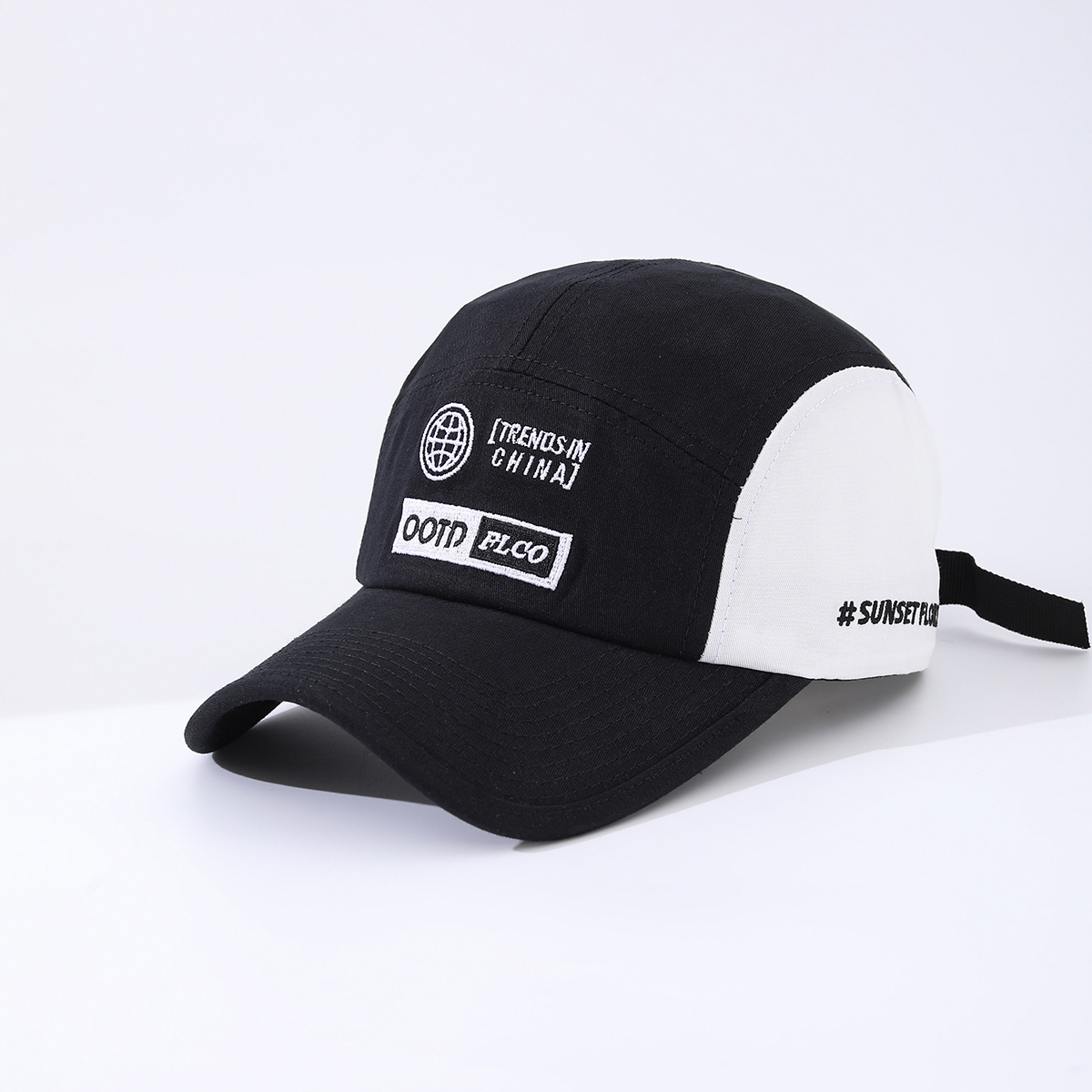 Men Embroidered Icon Patchwork