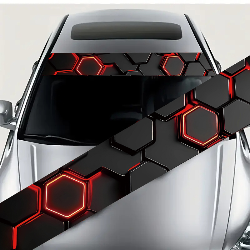 2pcs Plaid Pattern Car