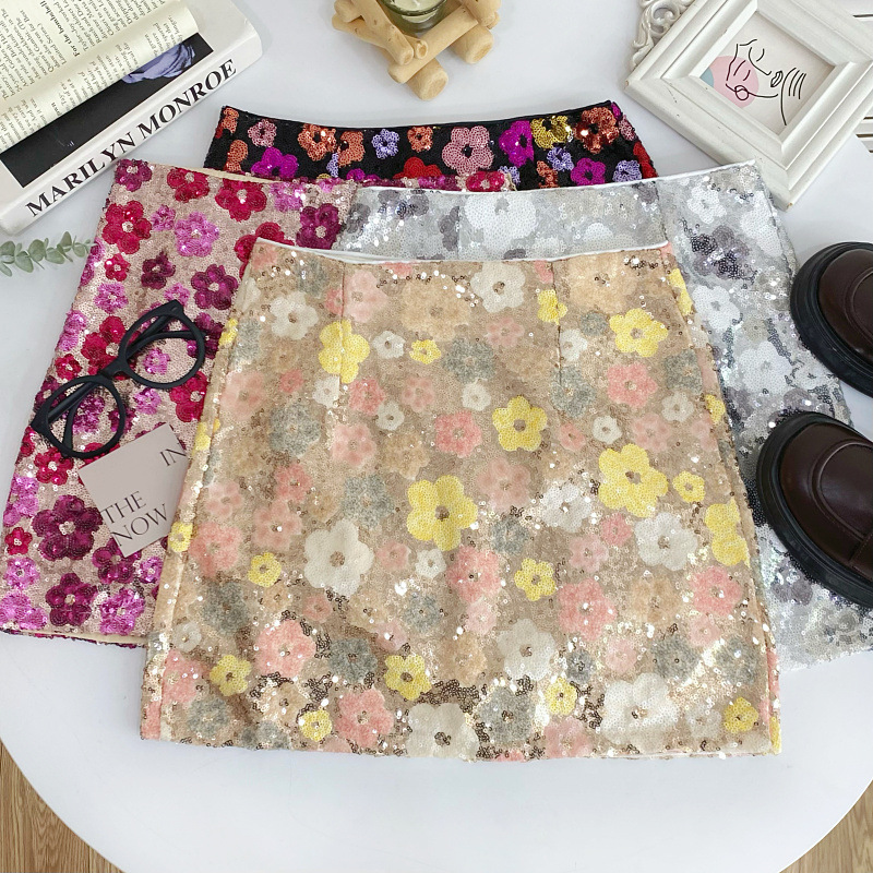 Floral Sheath Mini Skirt