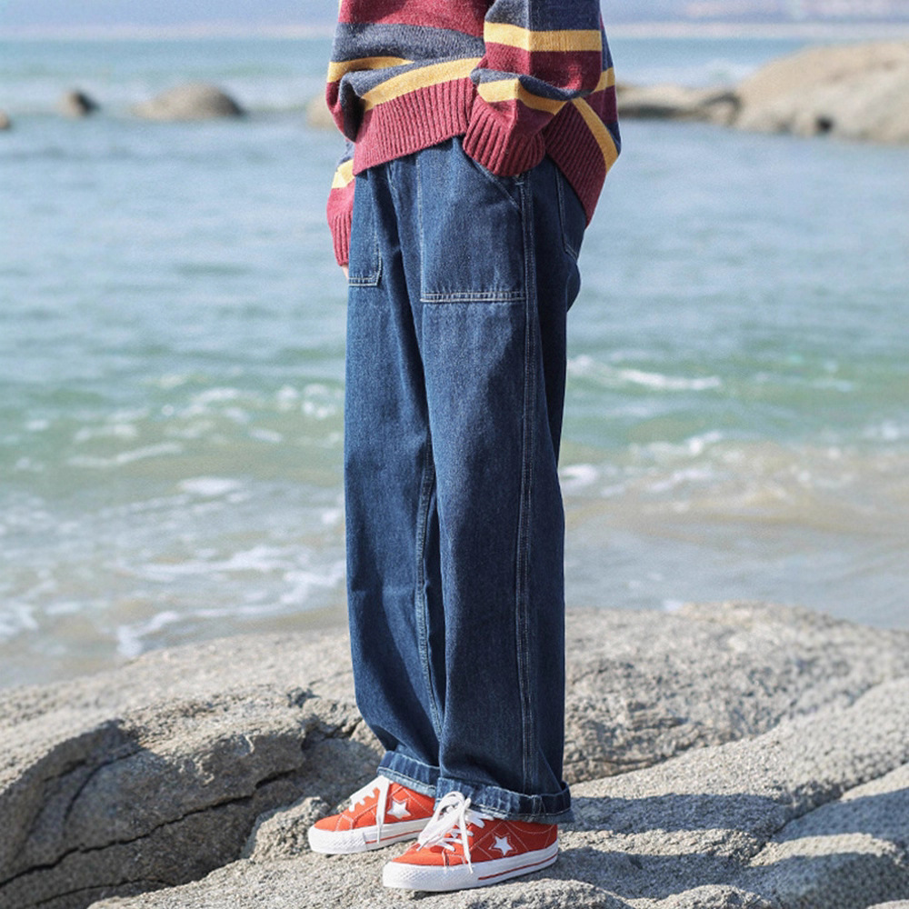 Men Loose Fit Straight