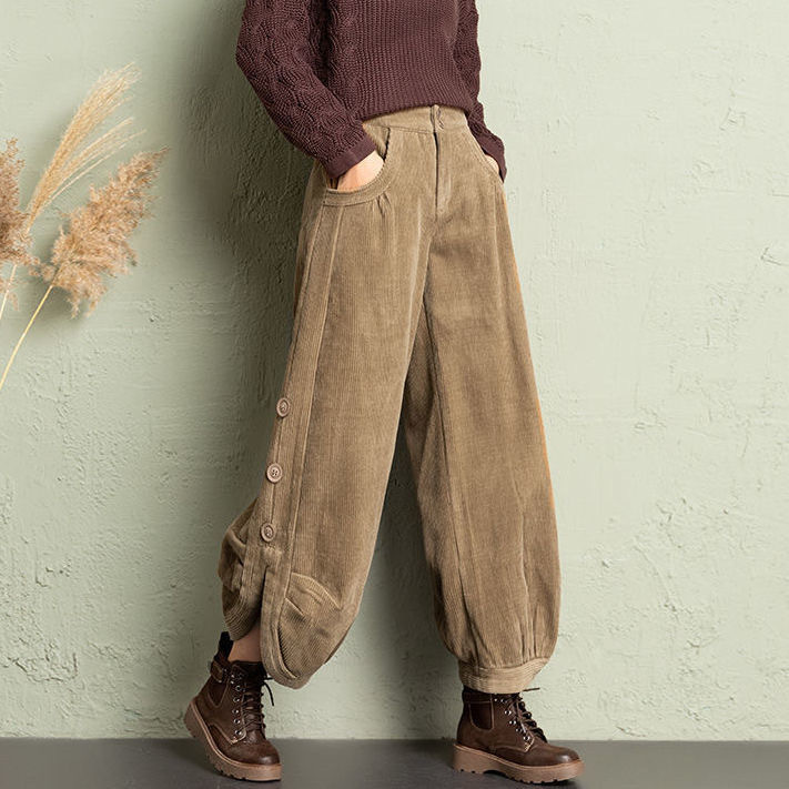 Autumnwinter Corduroy Wide Leg