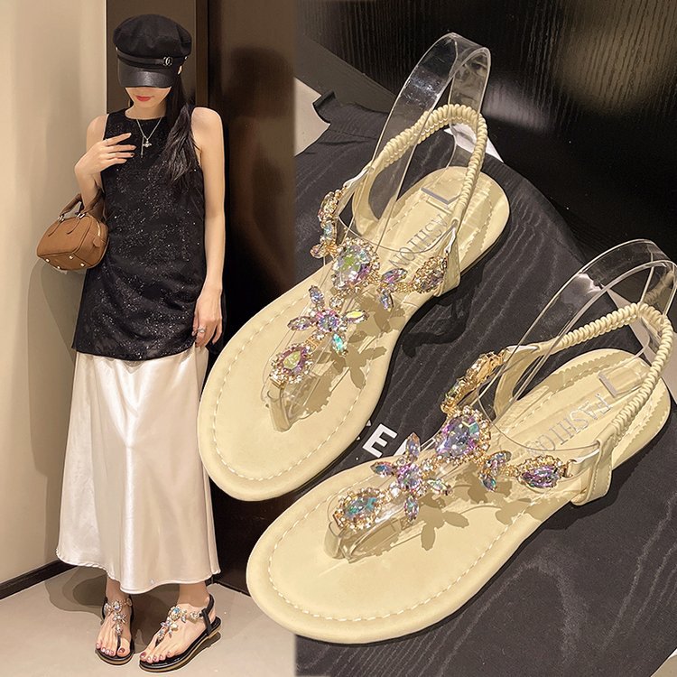 Roman Style Flat Heeled