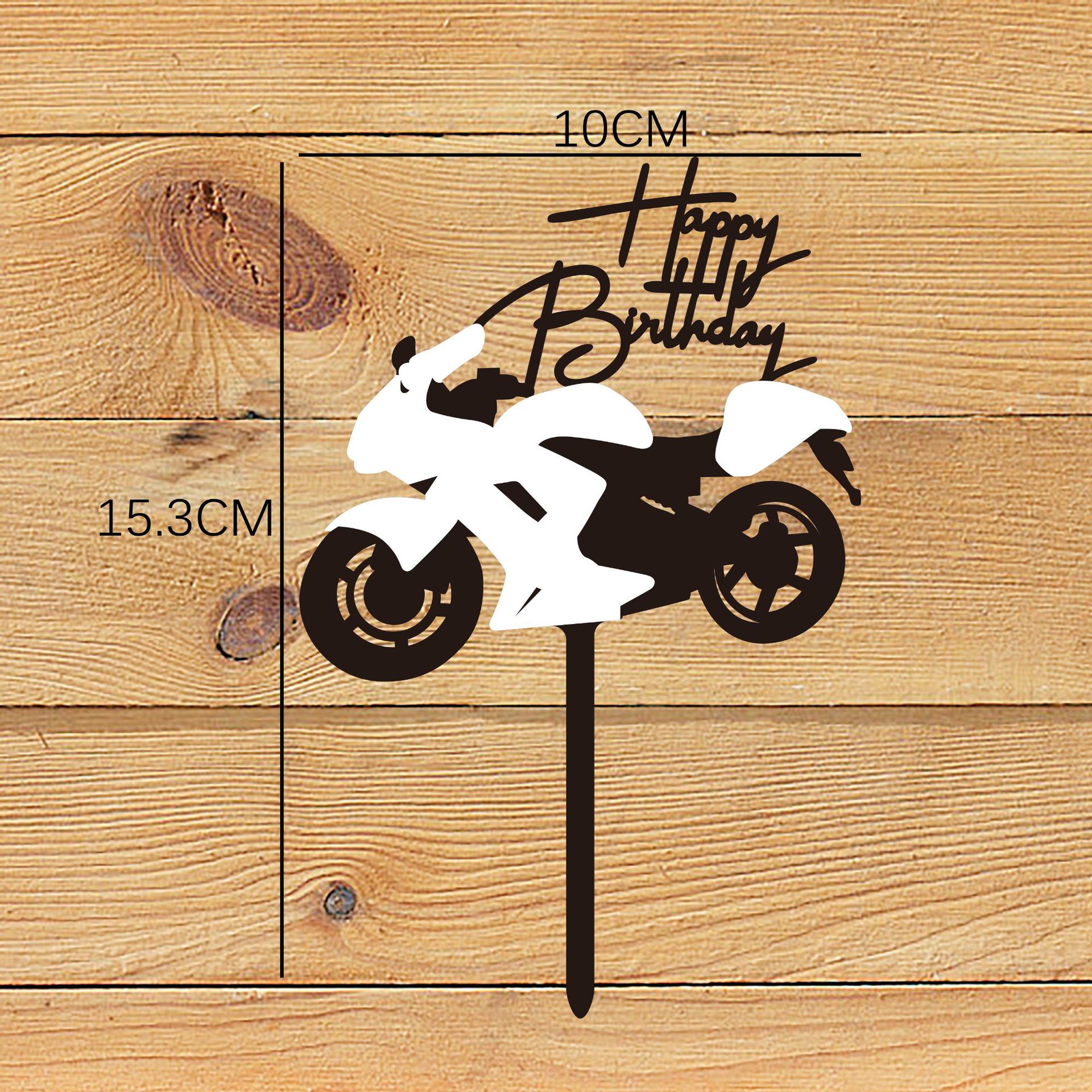 Decoración de Cumpleaños para Motocicleta