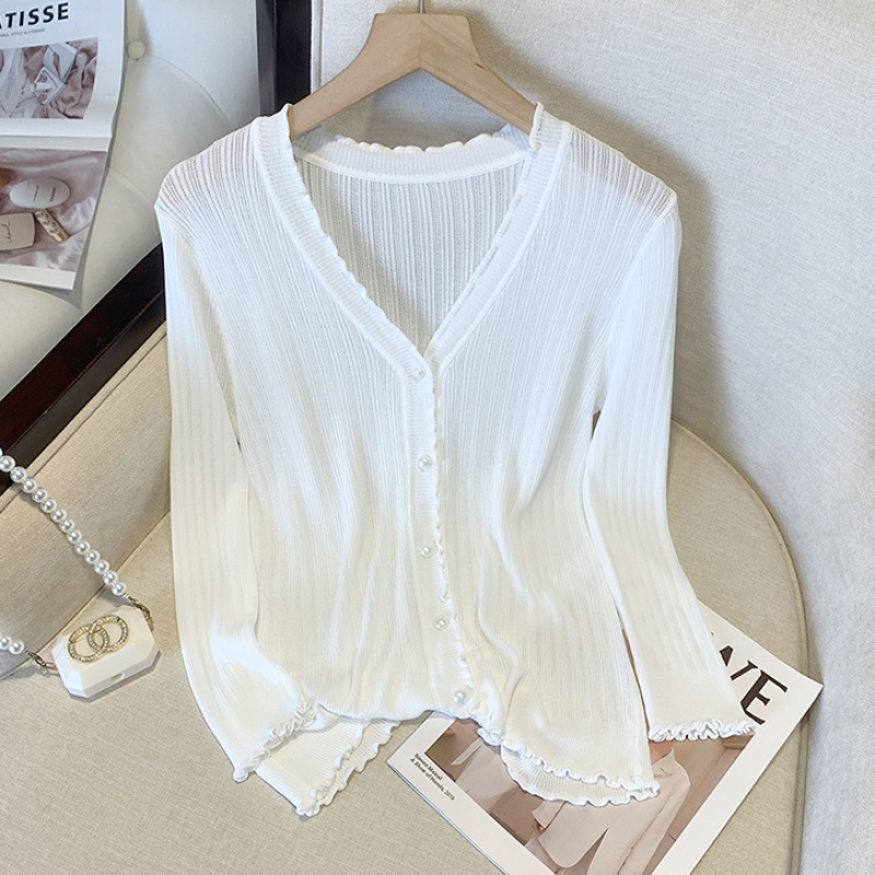 Summer Knitted Thin Outerwear