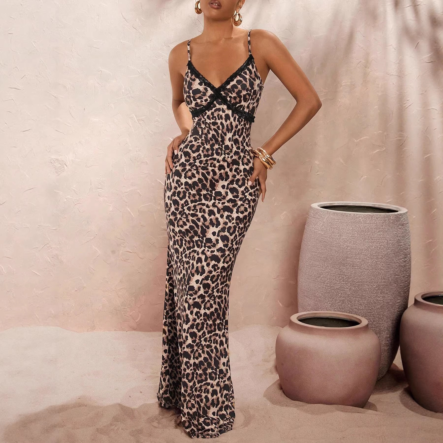 Leopard Print Polka Dot