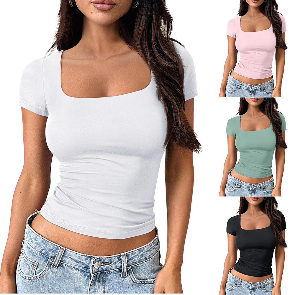 SOLID COLOR NECK SLIM