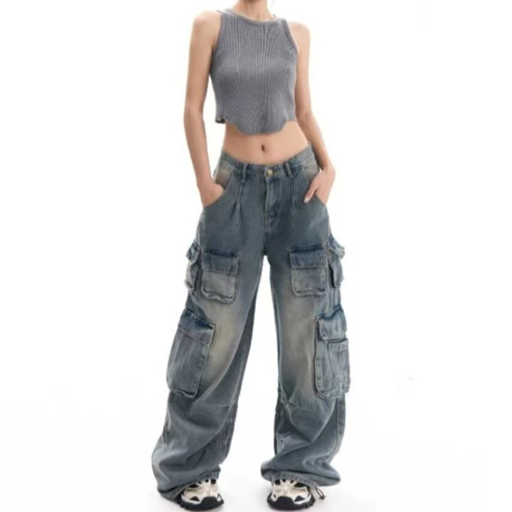 Womens Workwear Distressed Design
