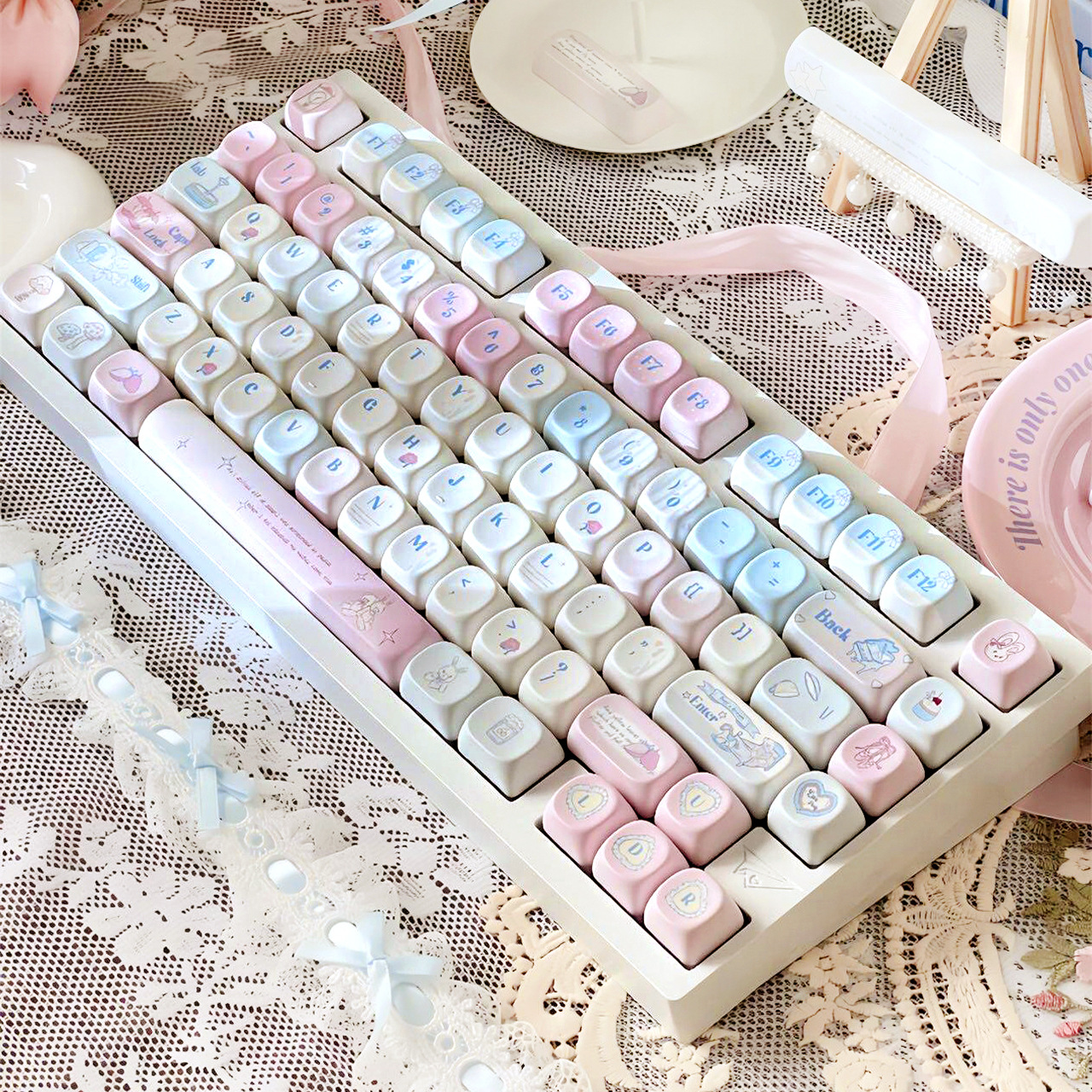 Cute Keycaps Customizable Mechanical