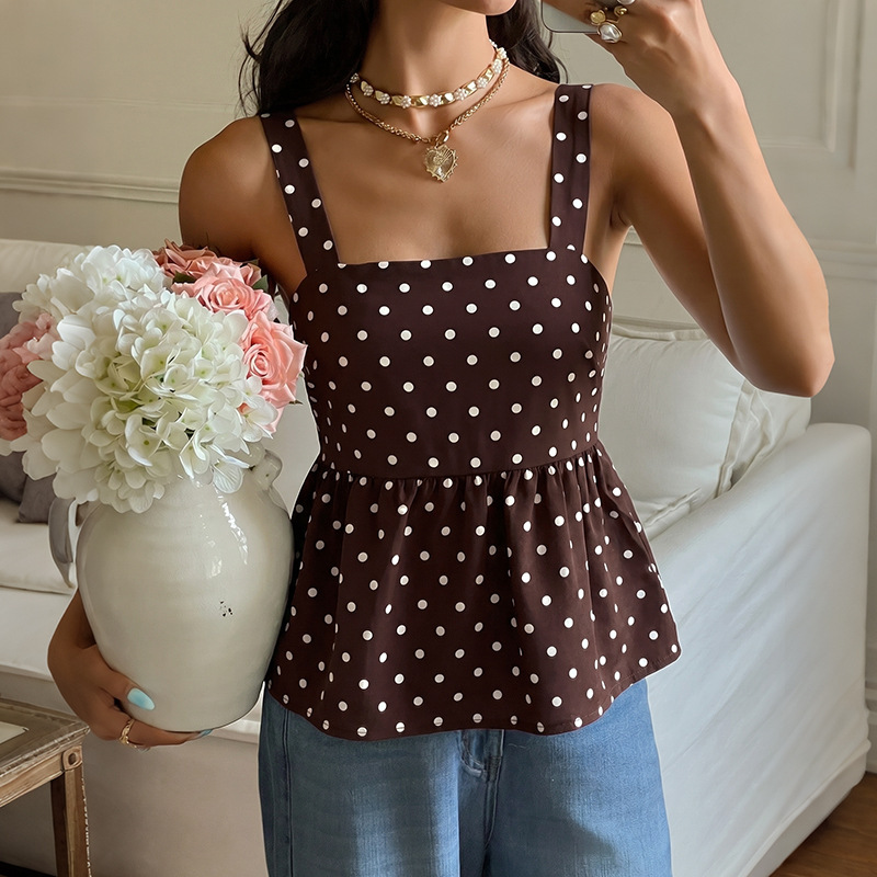 Camisole Femenino con Estilo Francés