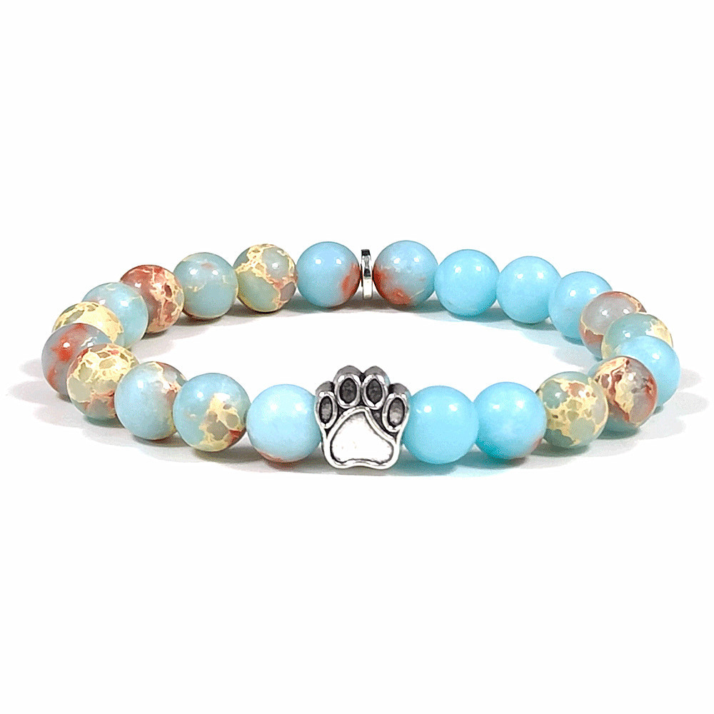 Natural Couple Elastic Beaded