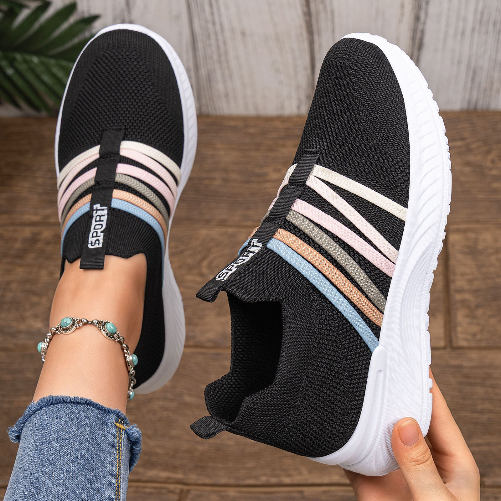 Summer New Breathable Flyknit