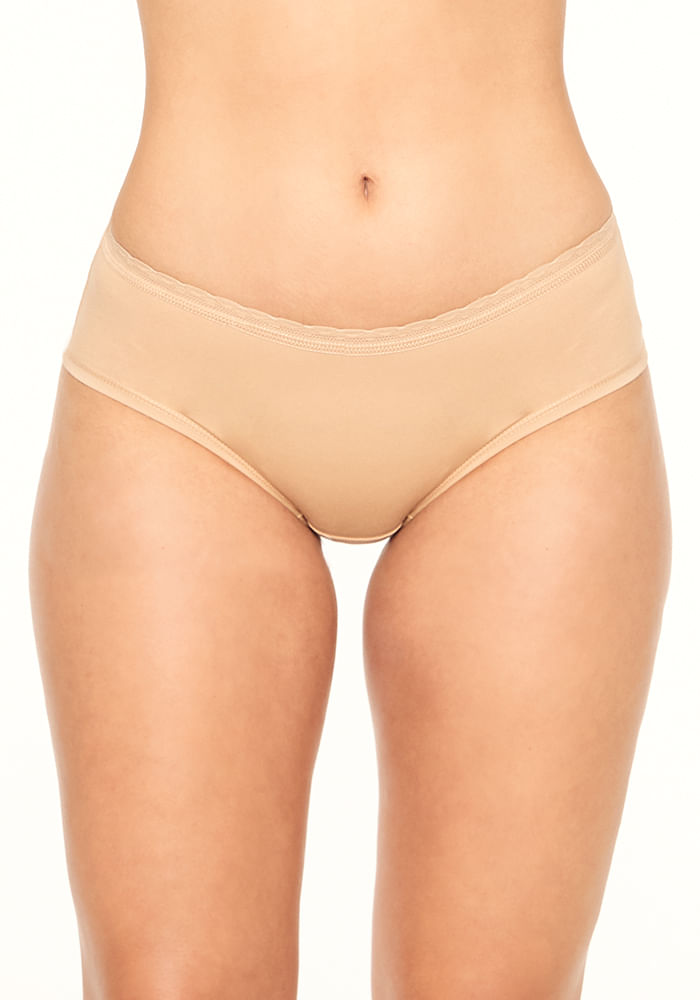 Pack 2 Pantaleta Algodón Elasticado Blanco