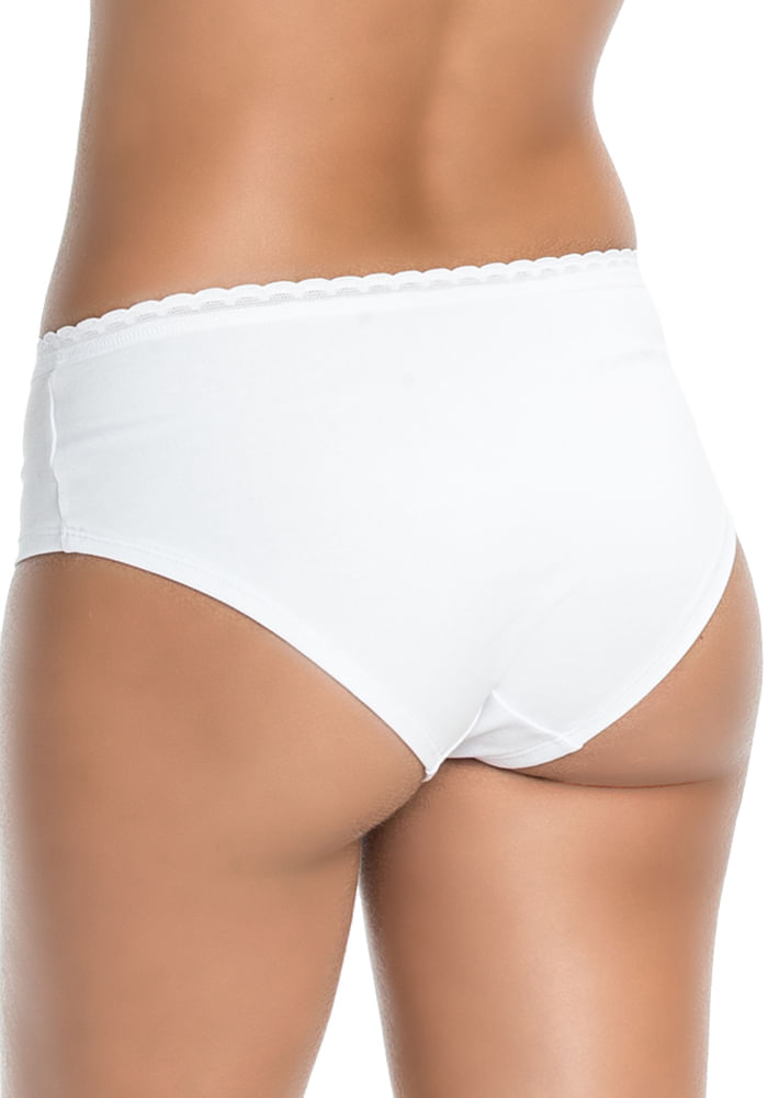 Pack 2 Pantaleta Algodón Elasticado Negro