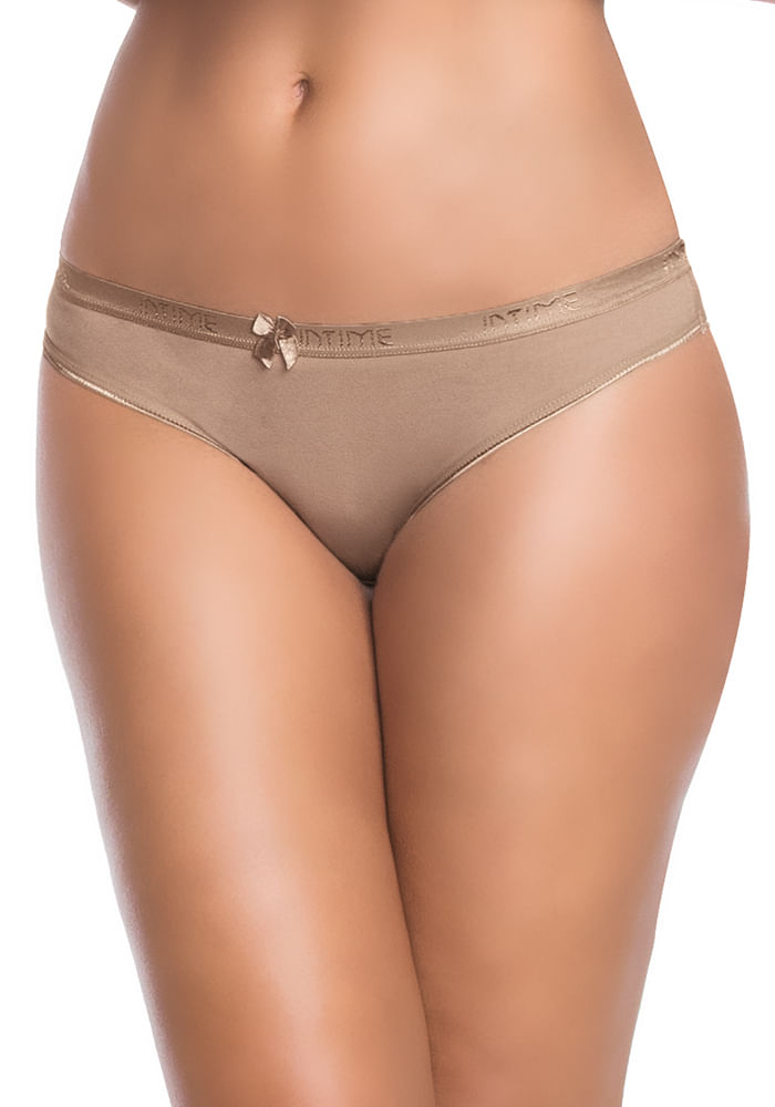 Pack 2 Bikini Algodón Elasticado Blanco