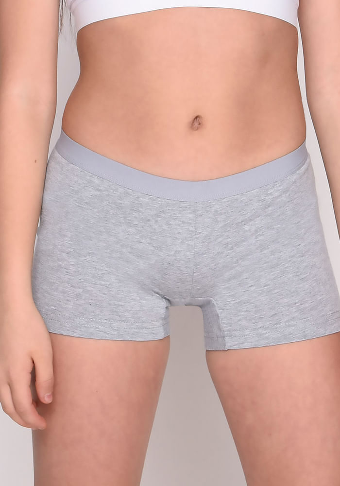 Pack 3 Pantaleta Algodón Elasticado Blanco